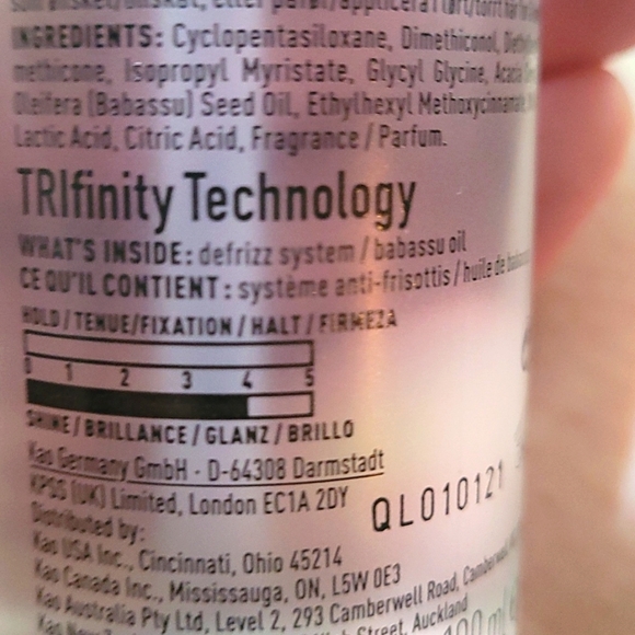 KMS Tame Frizz De-Frizz Oil - Picture 5 of 6